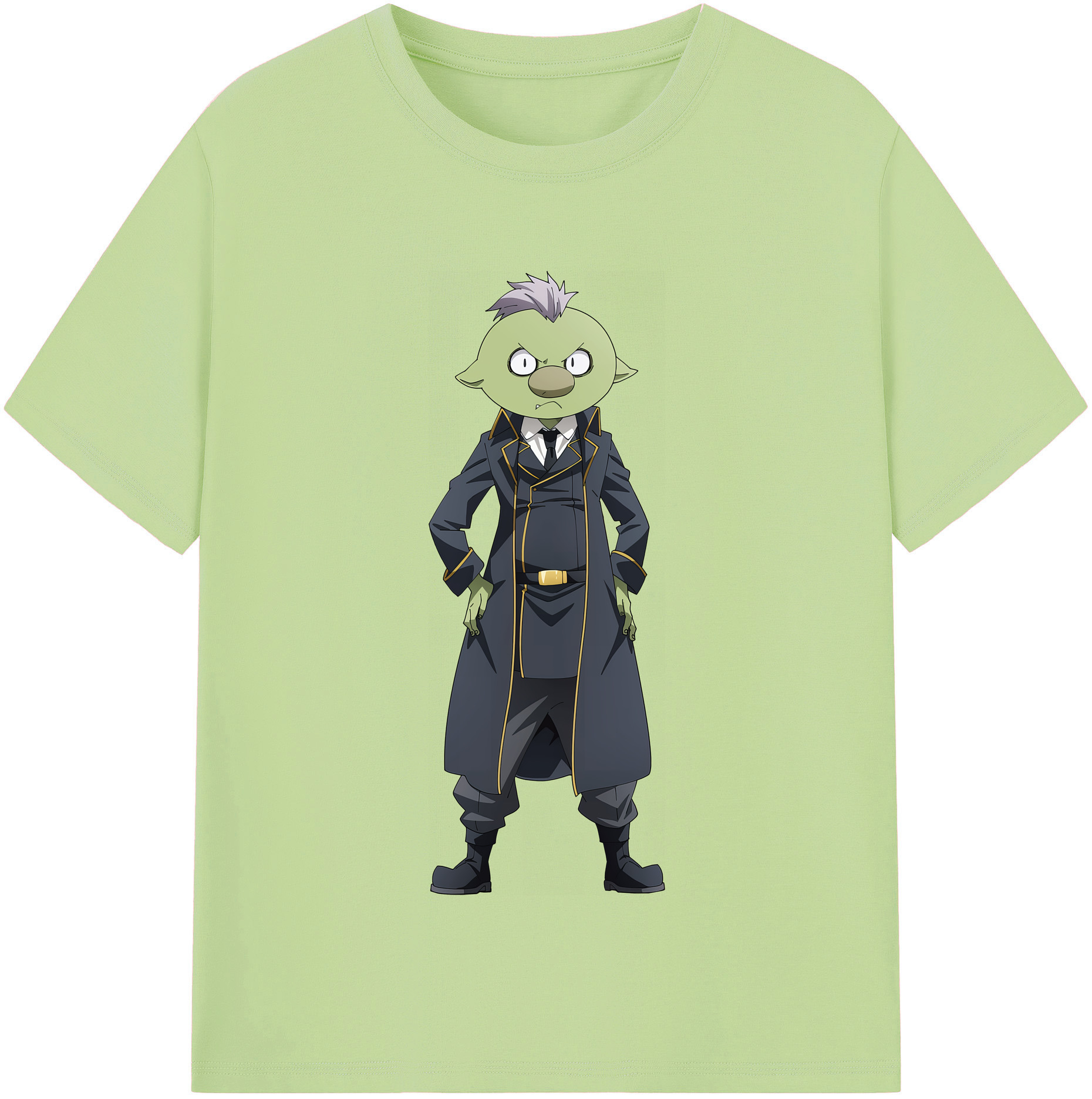 （画像用） 転スラ Regarding Reincarnated to Slime 綿100％半袖Tシャツ（フロントプリント）